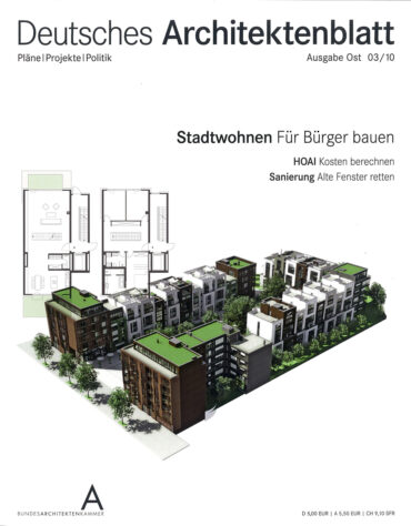 2010_03 | Deutsches Architektenblatt | Brandenburgischer Baukulturpreis 2009 in der Kategorie Bauen im Bestand und Denkmalpflege